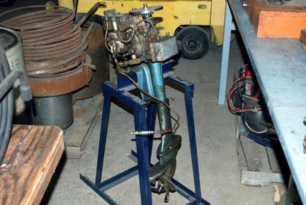 Jim Jones Steam Outboard motor