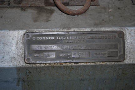 O'Connor Marine Steam Engine